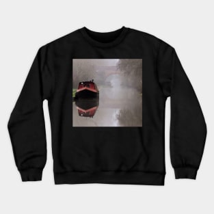 Mystical Barge on the Canal Crewneck Sweatshirt